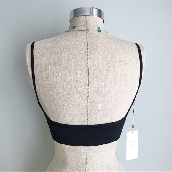 Badlands Stretch Black Bralette Crop Tank - Picture 5 of 6